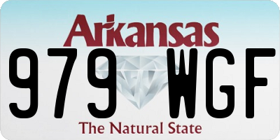 AR license plate 979WGF