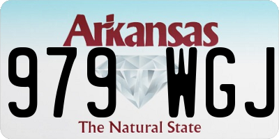 AR license plate 979WGJ
