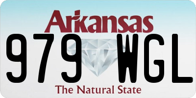 AR license plate 979WGL