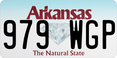 AR license plate 979WGP