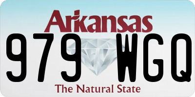 AR license plate 979WGQ
