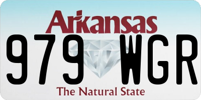 AR license plate 979WGR