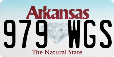 AR license plate 979WGS