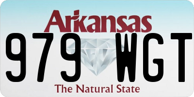 AR license plate 979WGT