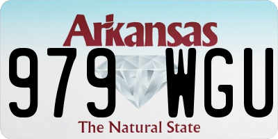 AR license plate 979WGU
