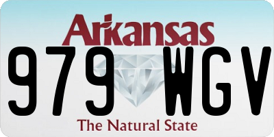 AR license plate 979WGV