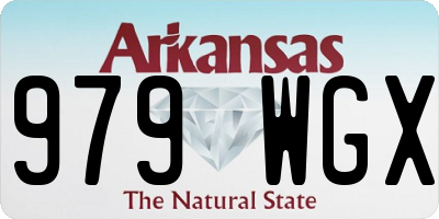 AR license plate 979WGX