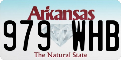 AR license plate 979WHB