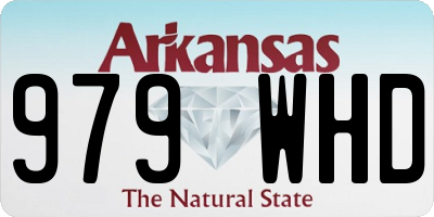 AR license plate 979WHD