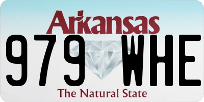 AR license plate 979WHE