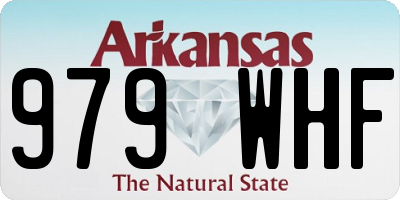 AR license plate 979WHF