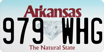 AR license plate 979WHG