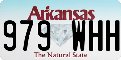 AR license plate 979WHH