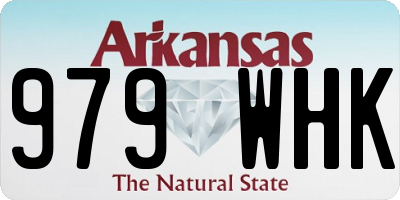 AR license plate 979WHK