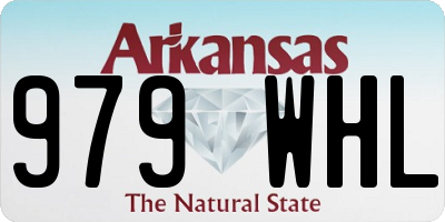 AR license plate 979WHL