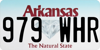 AR license plate 979WHR