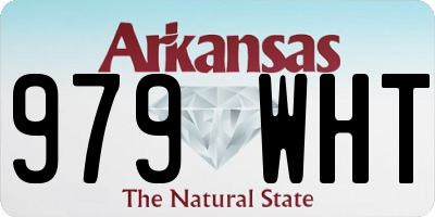AR license plate 979WHT