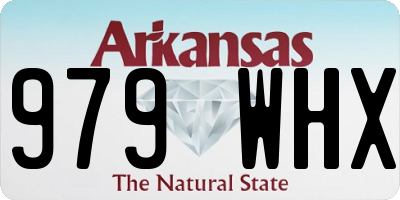 AR license plate 979WHX