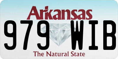 AR license plate 979WIB