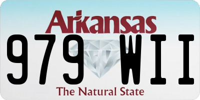 AR license plate 979WII