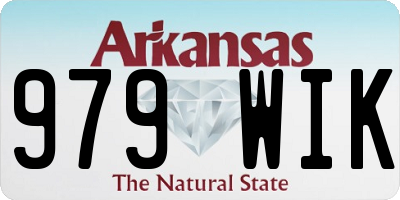 AR license plate 979WIK