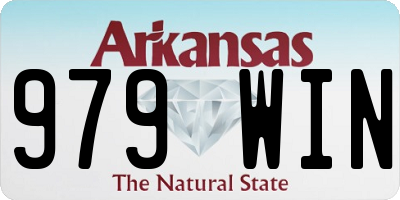 AR license plate 979WIN