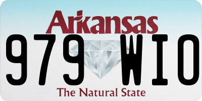 AR license plate 979WIO