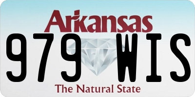 AR license plate 979WIS