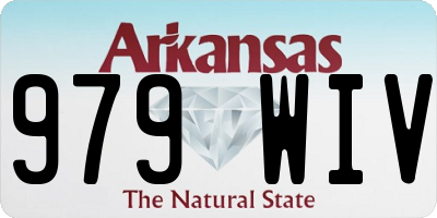 AR license plate 979WIV