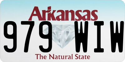 AR license plate 979WIW