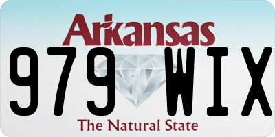 AR license plate 979WIX