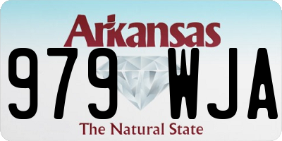AR license plate 979WJA