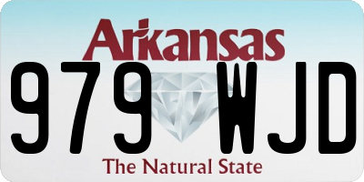 AR license plate 979WJD
