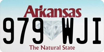 AR license plate 979WJI