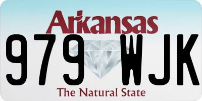 AR license plate 979WJK