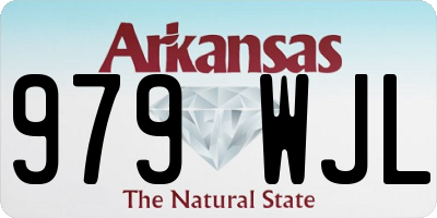 AR license plate 979WJL