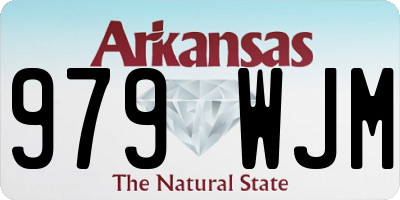 AR license plate 979WJM