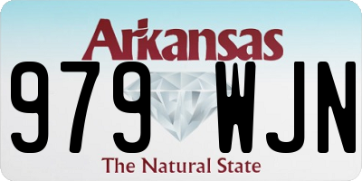 AR license plate 979WJN