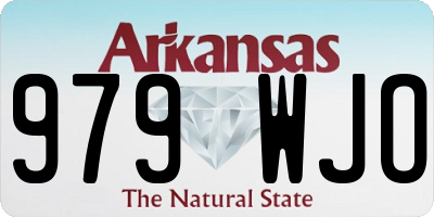 AR license plate 979WJO
