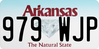 AR license plate 979WJP