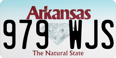 AR license plate 979WJS