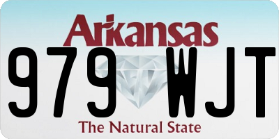 AR license plate 979WJT