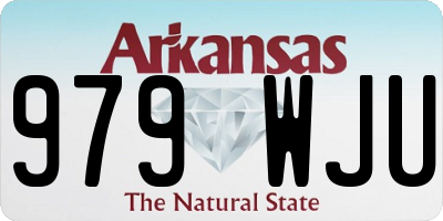 AR license plate 979WJU