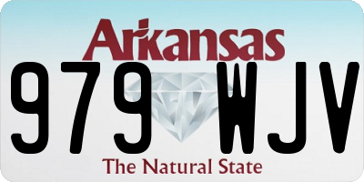 AR license plate 979WJV