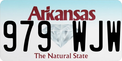 AR license plate 979WJW