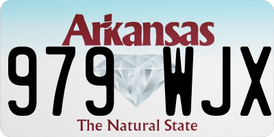 AR license plate 979WJX
