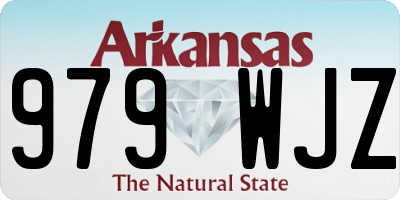AR license plate 979WJZ