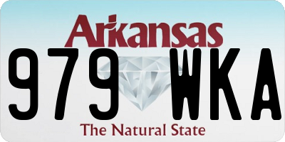 AR license plate 979WKA