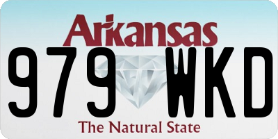 AR license plate 979WKD