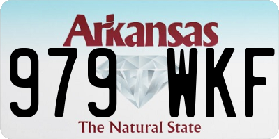 AR license plate 979WKF